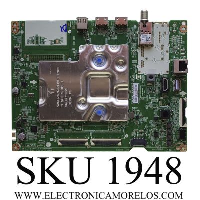 MAIN PARA SMART TV LG / NUMERO DE PARTE EBU66323104 / EAX69462206 / PANEL NC430TQG- ABKH1 / DISPLAY HV430QUB-F1D / MODELO 43UP8000PUA.BUSFLJM	